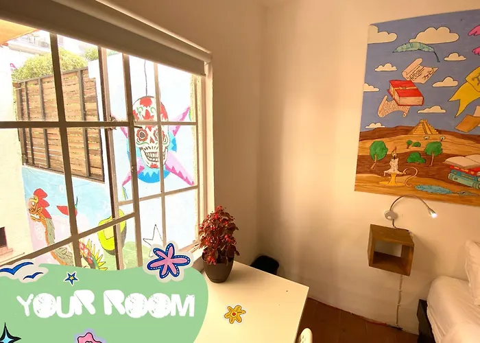 Hostal Fungi Casa Rosa Mexico City